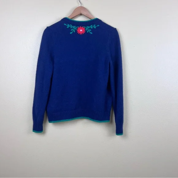 BODEN Sweater Floral Embroidered - Picture 7 of 9